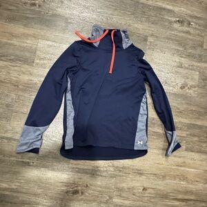 Under Armour Blue and Gray Athletic Hoodie